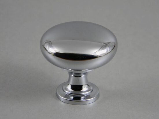 Хромированная круглая ручка для кухонных шкафов, мебели